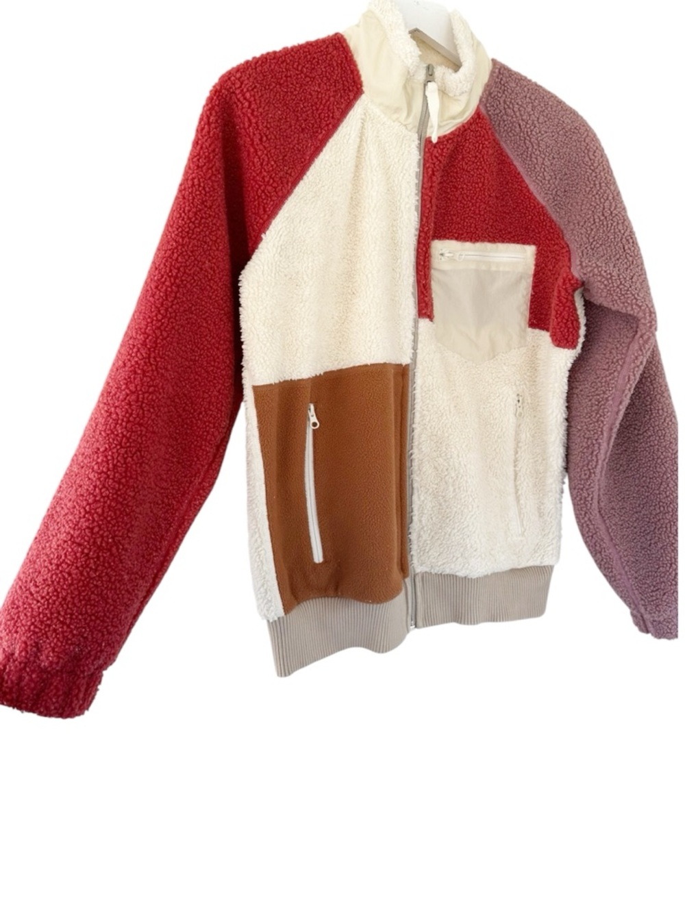 Helmut Lang • Patchwork Sherpa Fleece Jacket - Picture 5 of 14